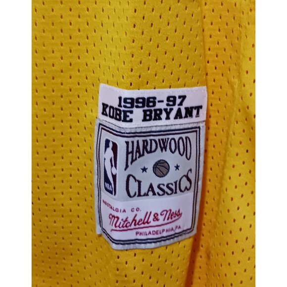 Kobe Bryant #8 (Mitchell/Ness)-(Lakers)-(Yellow)-(Jersey)-(New Cond.)-(L)-$95 - Picture 11 of 13
